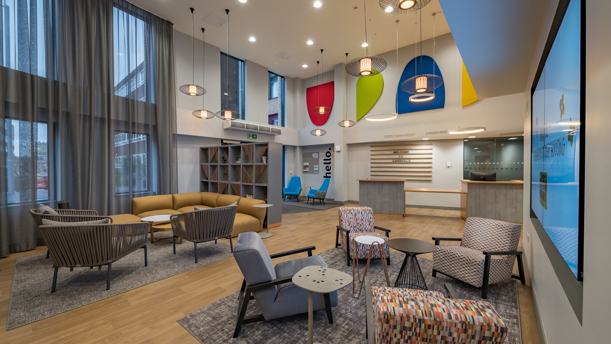 Reception & social space